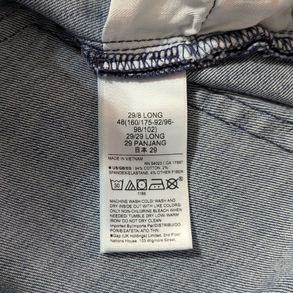 GAP 29 8L Baby Boot Mid Rise Jeans - Picture 8 of 10